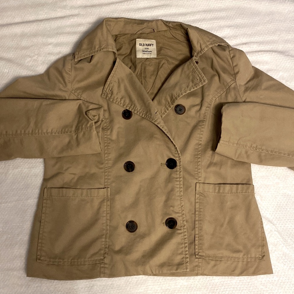 Old Navy Khaki Pea Coat